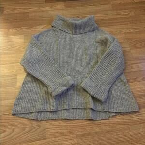 Free People Wool Sidewinder Cowl Neck Pullover Sweater Size Small